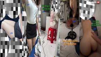 Em checker Pita vừa làm vừa canh mẹ, nước nôi chèm nhẹp nghe rõ mồn một