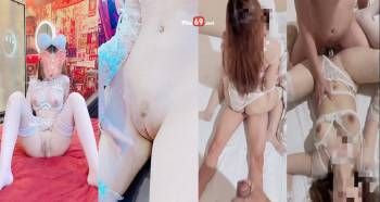 Em cosplay cô dâu tai thỏ lên đỉnh ra nước — phần 2 còn ướt hơn